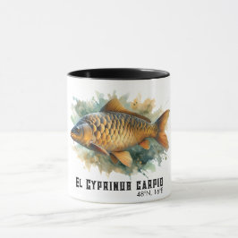 Caneca Watercolor Series: Carp