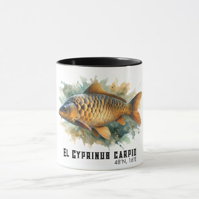 Caneca Watercolor Series: Carp (Centro)