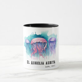 Caneca Watercolor Series: Jellyfish