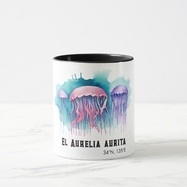 Caneca Watercolor Series: Jellyfish (Centro)