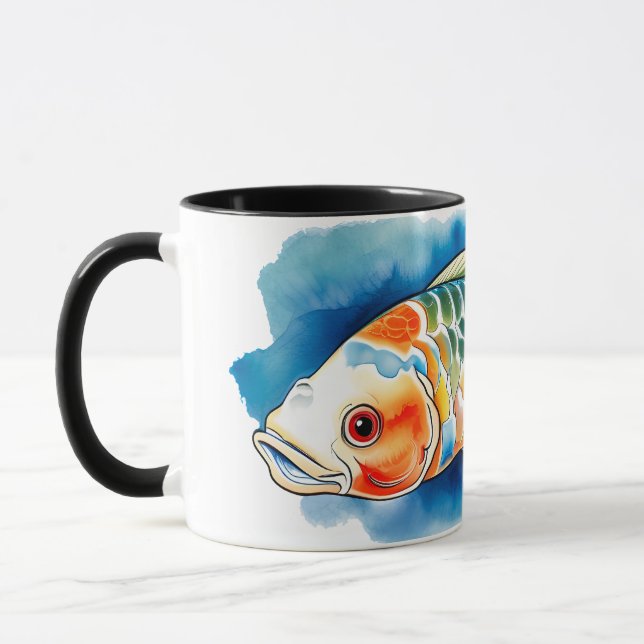 Caneca Watercolor Series: Koi Fish (Esquerda)