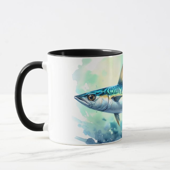 Caneca Watercolor Series: Mackerel (Esquerda)