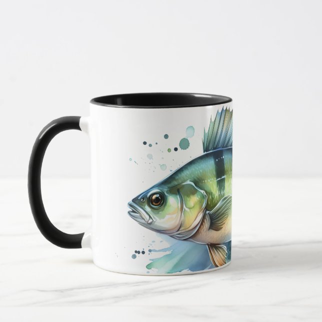 Caneca Watercolor Series: Perch (Esquerda)