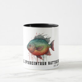 Caneca Watercolor Series: Piranha