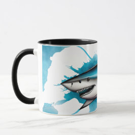Caneca Watercolor Series: Shark
