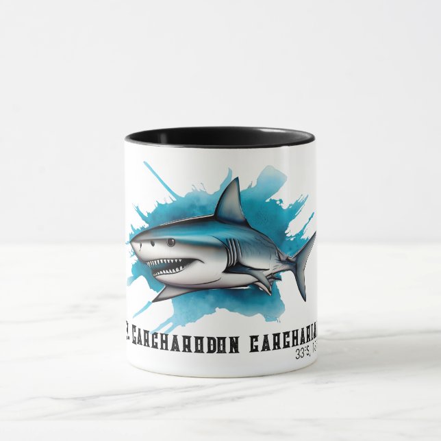 Caneca Watercolor Series: Shark (Centro)