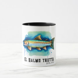 Caneca Watercolor Series: Trout/Salmon