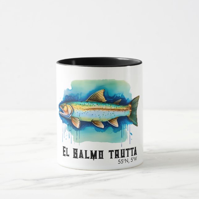 Caneca Watercolor Series: Trout/Salmon (Centro)