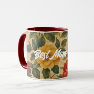 Caneca Watercolor Vintage Floral Modern Collection