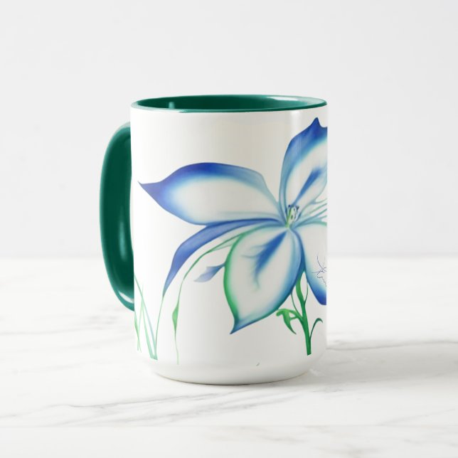 Caneca Waterflower 2 (Frente Esquerda)