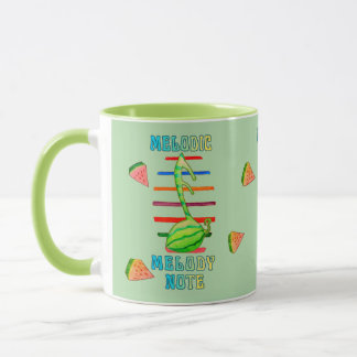 CANECA WATERMELON MUSIC FUSION DESIGNED MUG