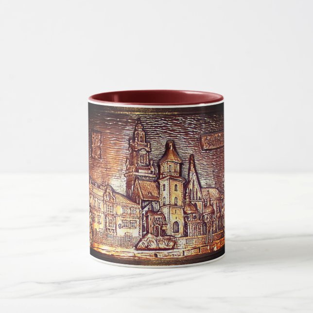 CANECA WAWEL CASTLE KRAKOW POLÔNIA COPPER MUG (Centro)