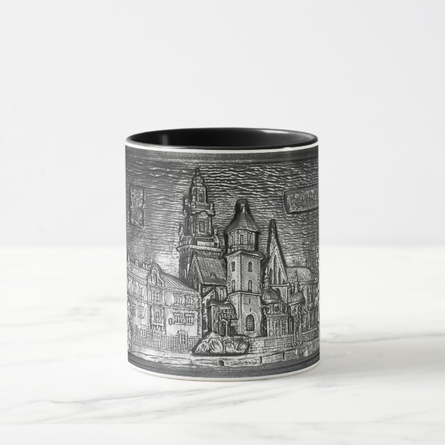 CANECA WAWEL CASTLE KRAKOW POLÔNIA PEWTER (Centro)