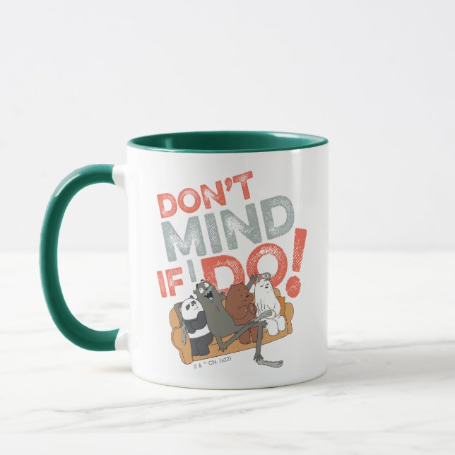 Caneca We Bare Bears & Charlie - Don't Mind If I Do! (Esquerda)