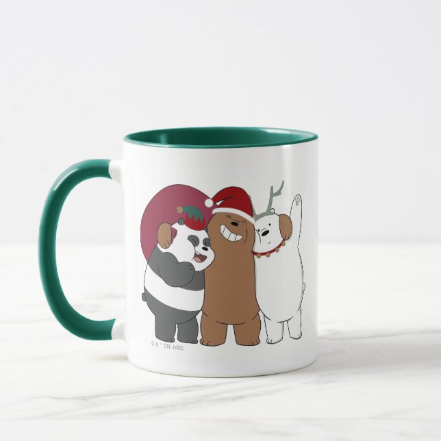 Caneca We Bare Bears - Season's Greetings (Esquerda)