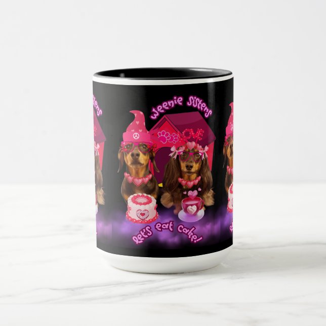 Caneca Weenie Sisters e Vamos Comem Coffee Mug (Centro)