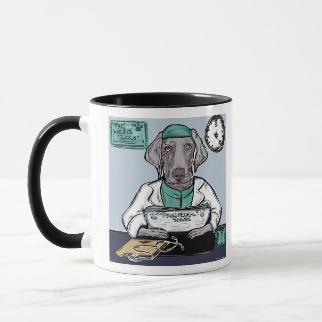 Caneca Weimaraner (Esquerda)
