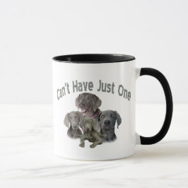 Caneca Weimaraner não pode ter apenas um