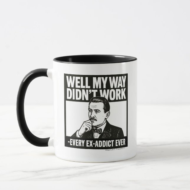Caneca Well My Way Didn't Work - English - Mug (Esquerda)