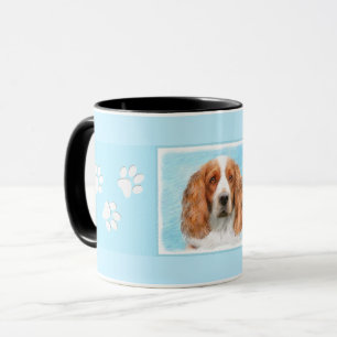 Caneca Welsh Springer Spaniel Painting - Arte Original De