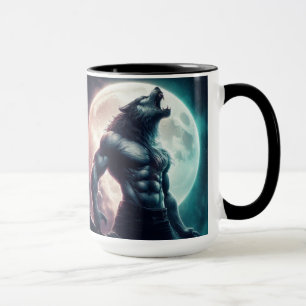 Caneca Werewolf Romance Reader Adicione Nome Dif Café Cup