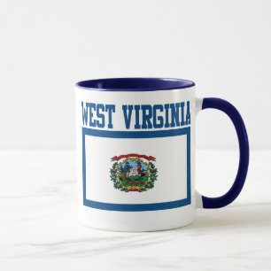 Caneca West Virginia State Flag Mug