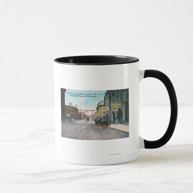 Caneca Western View da Holly Street, do YMCA Bldg (Direita)