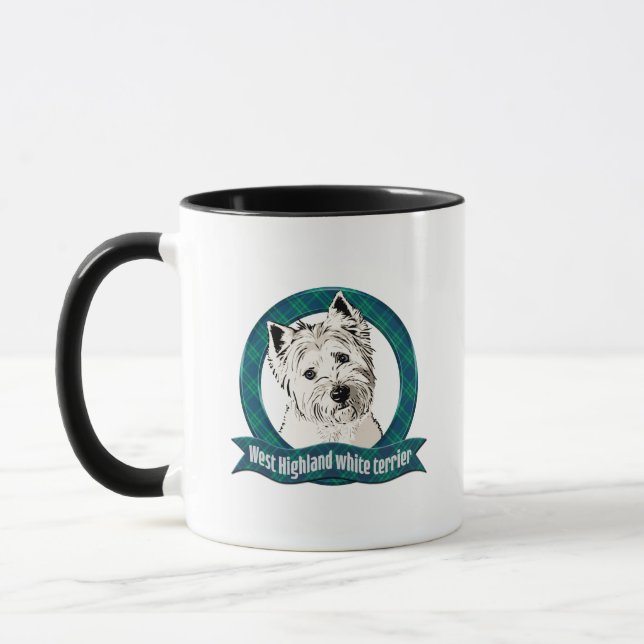 Caneca Westie (Esquerda)