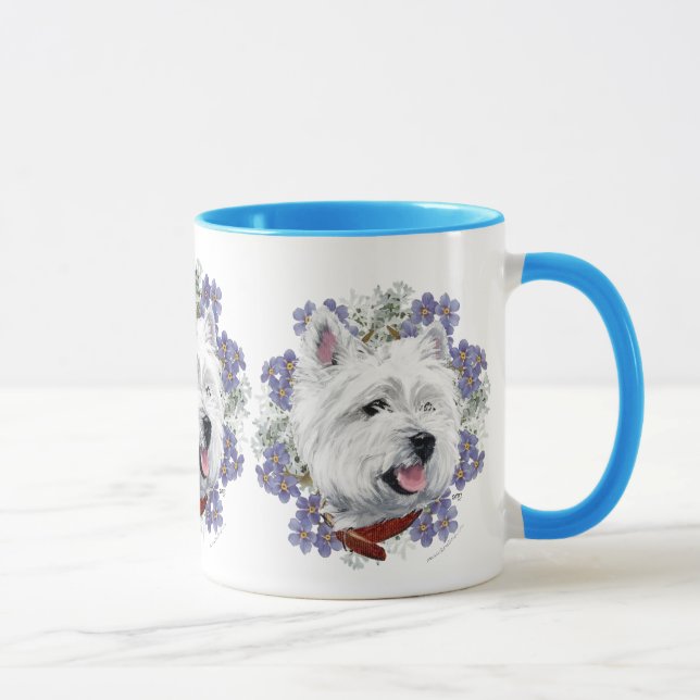 Caneca Westie Esquece-Me Não (Direita)