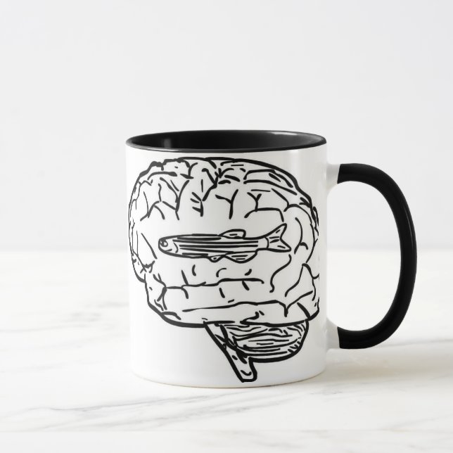 Caneca We've obteve zebrafish no cérebro! (Direita)