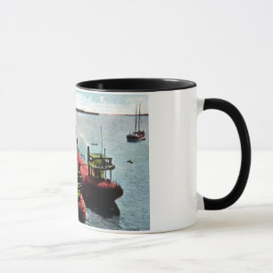 Caneca Whalebacks na ilha do Belle, Michigan