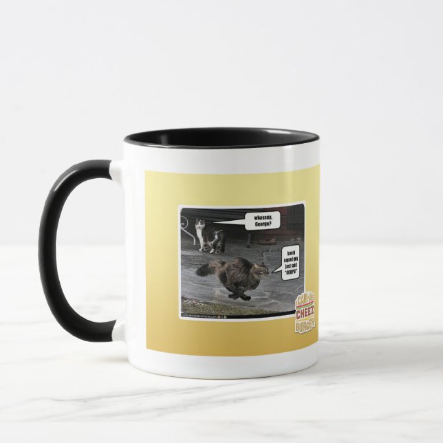 Caneca whassup, George? (Esquerda)