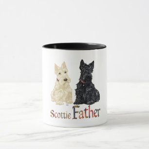 Caneca Wheaten & Black Scottish Terriers Padre