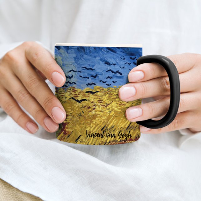 Caneca Wheatfield com Crows Vincent van Gogh Mug (Criador carregado)