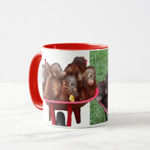 Caneca Wheelbarrow Orangutans