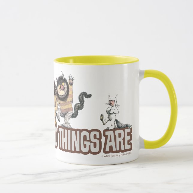Caneca Where the Wild Things Are Characters on Logo (Direita)