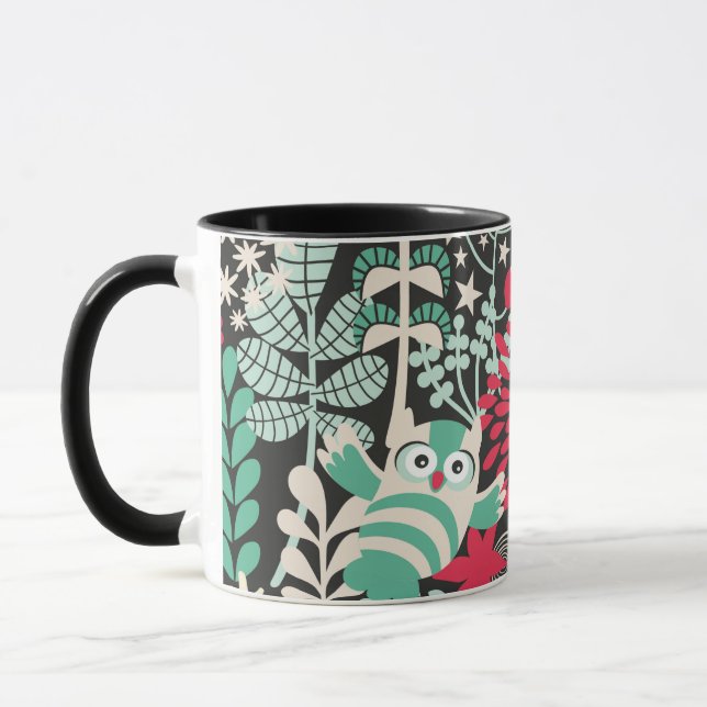 Caneca Whimsical Forest Owl (Esquerda)