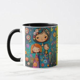 Caneca Whimsical Motherhood Mug com Citação Inspiracional