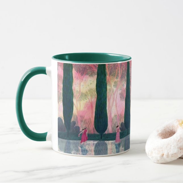 Caneca Whimsical Sisters – Kind Ones Coffee Mug of Grace  (Com Donut)