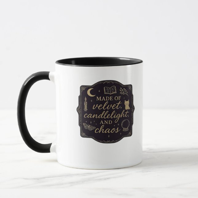 Caneca Whimsigoth Fantasy Mystical Forests, Luas e Magia (Esquerda)
