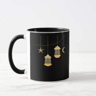 Caneca Whimsigoth Lanterna Full Moon Night Sky Classic