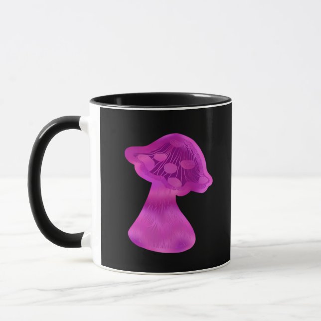 Caneca Whimsigoth Zen Pattern Mushroom (Esquerda)