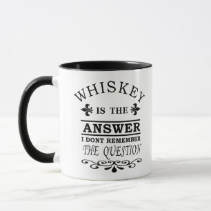 Caneca Whiskey cita bebendos engraçados dizendo