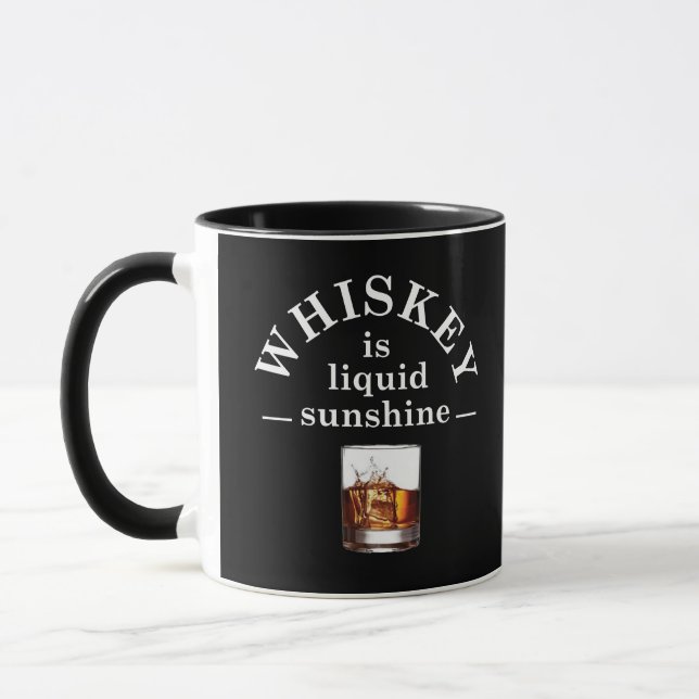 Caneca Whiskey cita bebendos engraçados dizendo (Esquerda)