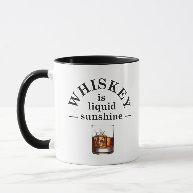 Caneca Whiskey cita bebendos engraçados dizendo (Esquerda)