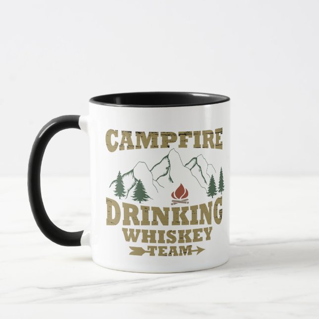 Caneca Whiskey cita discursos engraçados de camping campe (Esquerda)