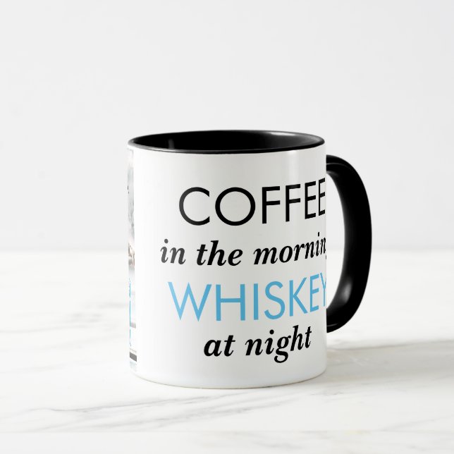 Caneca Whiskey com Balas / Mug de Café (Frente Esquerda)