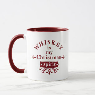 Caneca Whiskey é o meu espírito de natal