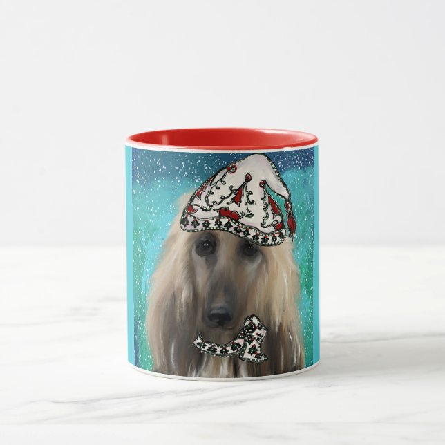 Caneca White Afghan Hound (Centro)