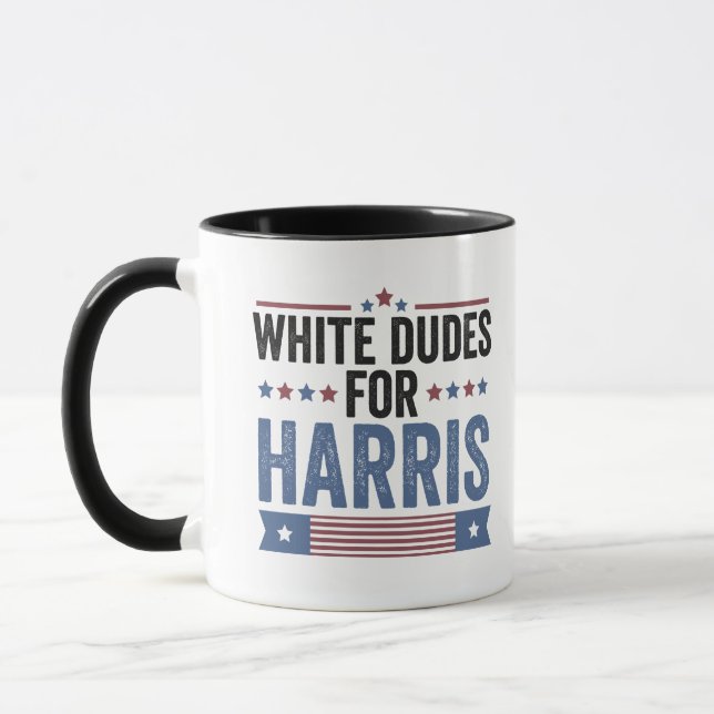 Caneca White Dudes Para Harris 2024 (Esquerda)